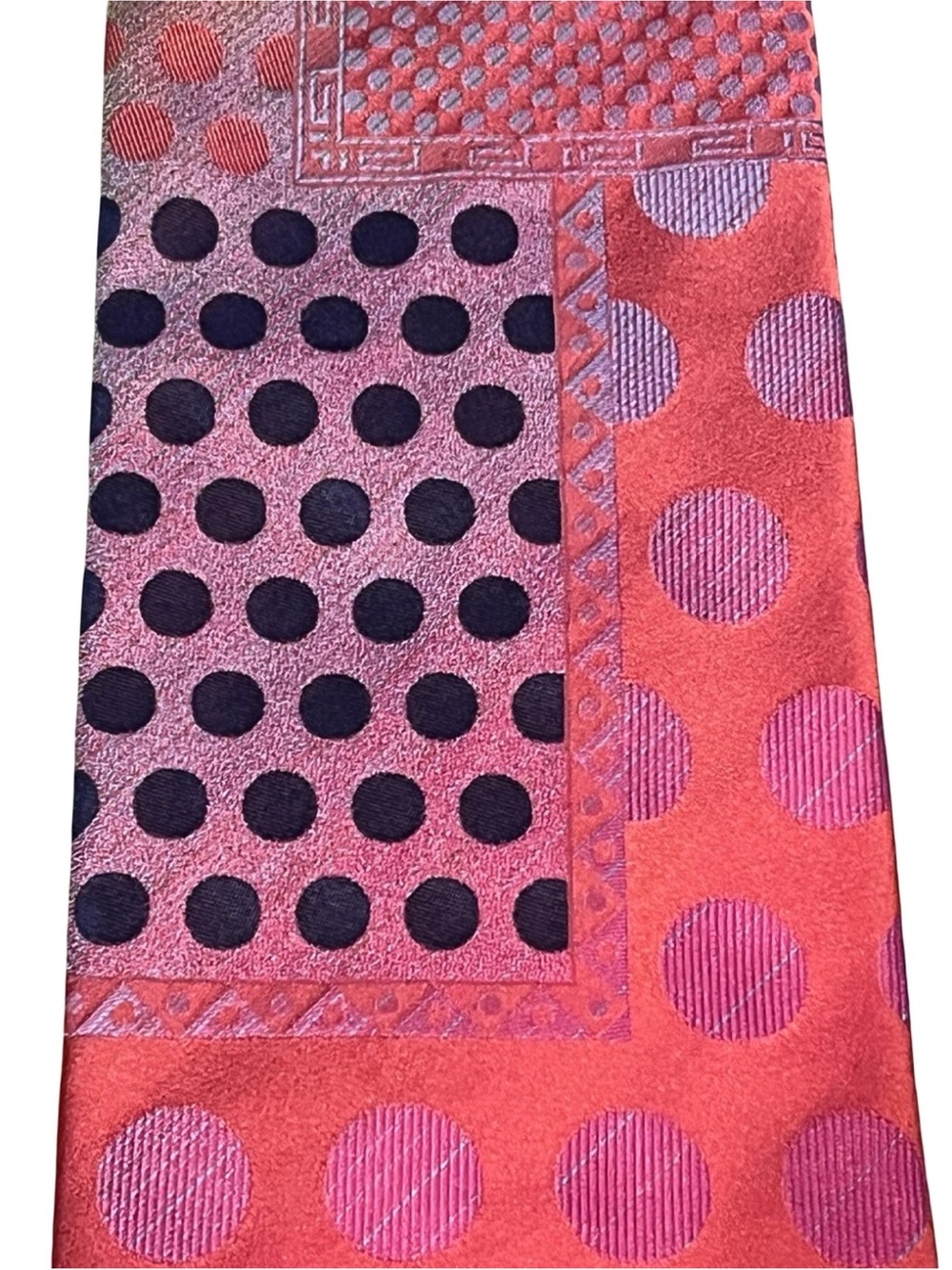 Bugatti Silk Tie- Iridescent Pilka Dot Tie Silk polka dot Italian tie